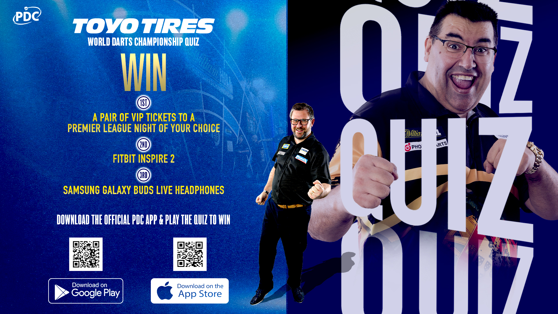 Ways to get involved in the William Hill World Darts Championship PDC